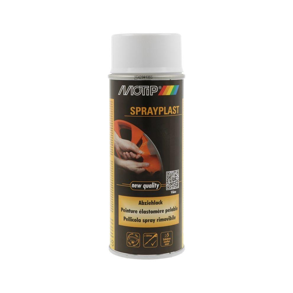 Lack MOTIP 396533 SPRAYPLAST weiß seidenglänzend 400 ml für