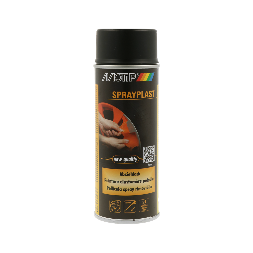 Lack MOTIP 396526 SPRAYPLAST schwarz seidenglänzend 400 ml für