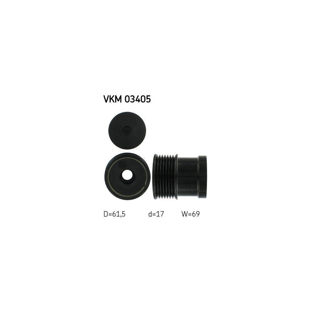Generatorfreilauf SKF VKM 03405 f&uuml;r