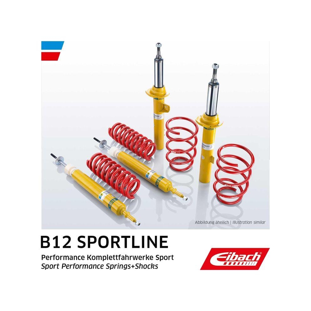 Fahrwerkssatz, Federn/Dämpfer EIBACH E95-15-007-05-22 EIBACH B12 Sportline für