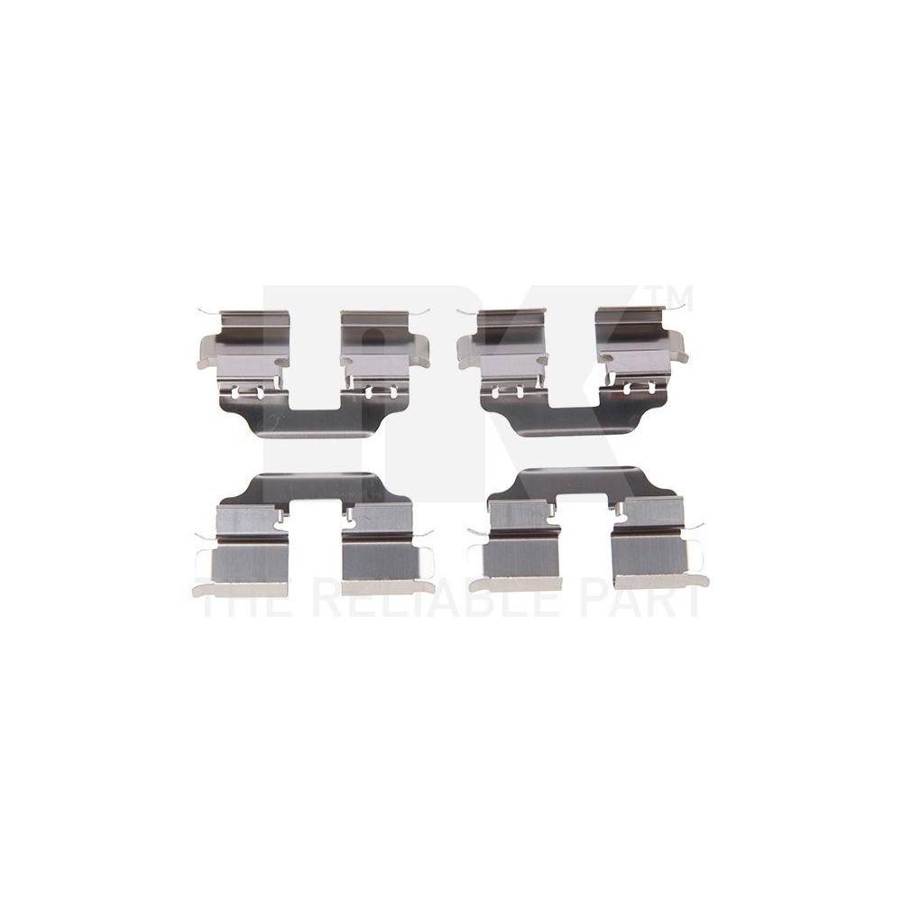 Zubehörsatz, Scheibenbremsbelag NK 79391773 für, Hinterachse