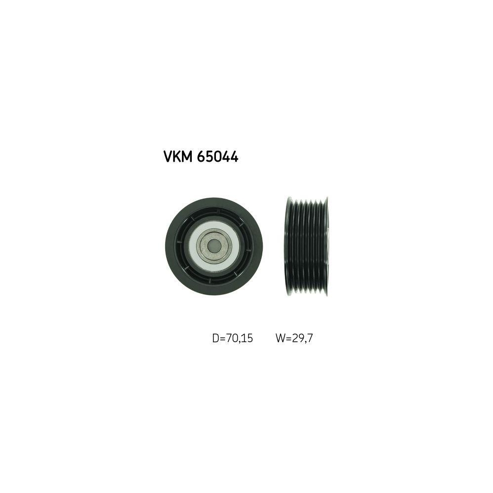 Umlenk-/F&uuml;hrungsrolle, Keilrippenriemen SKF VKM 65044 f&uuml;r MITSUBISHI, links