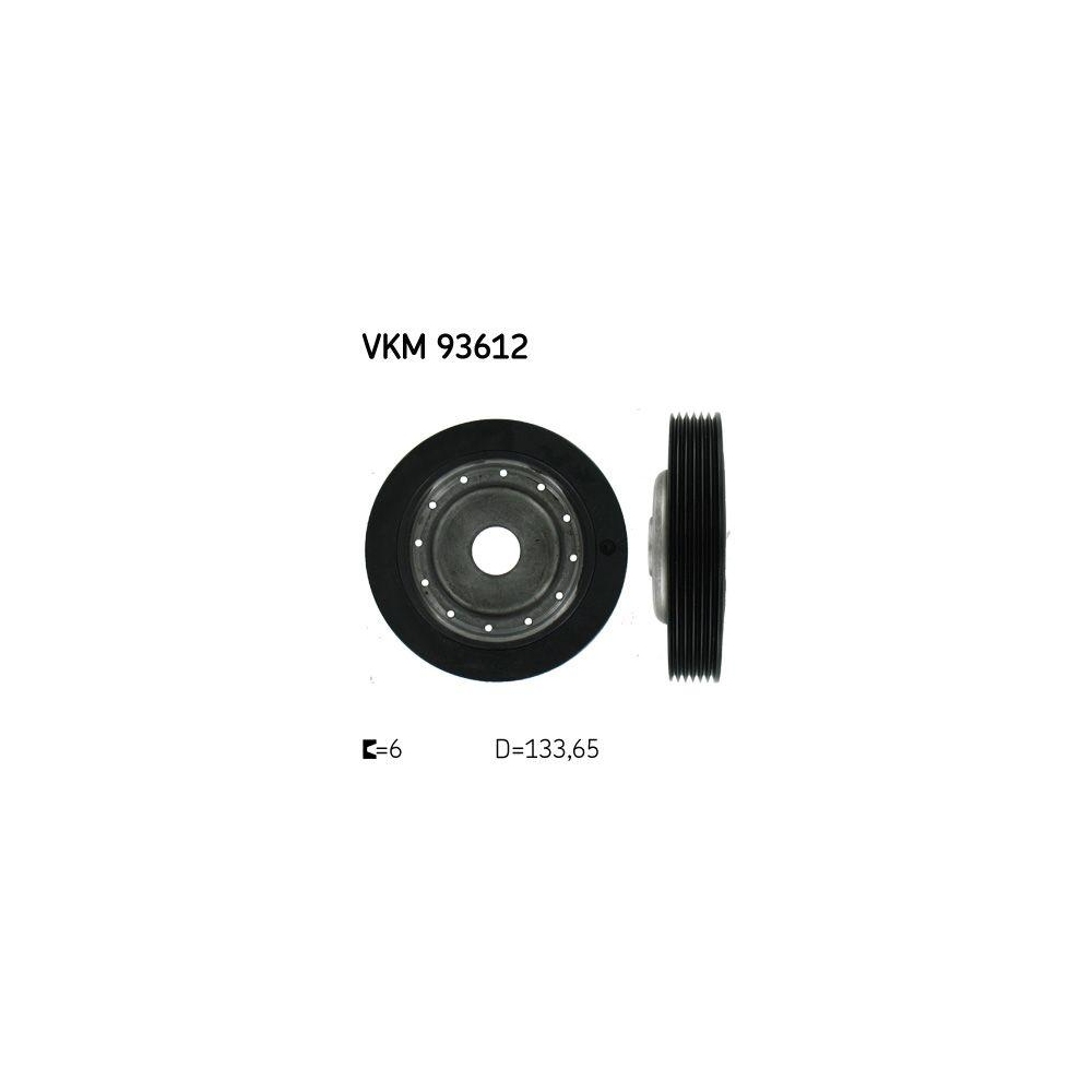 Riemenscheibe, Kurbelwelle SKF VKM 93612 f&uuml;r RENAULT