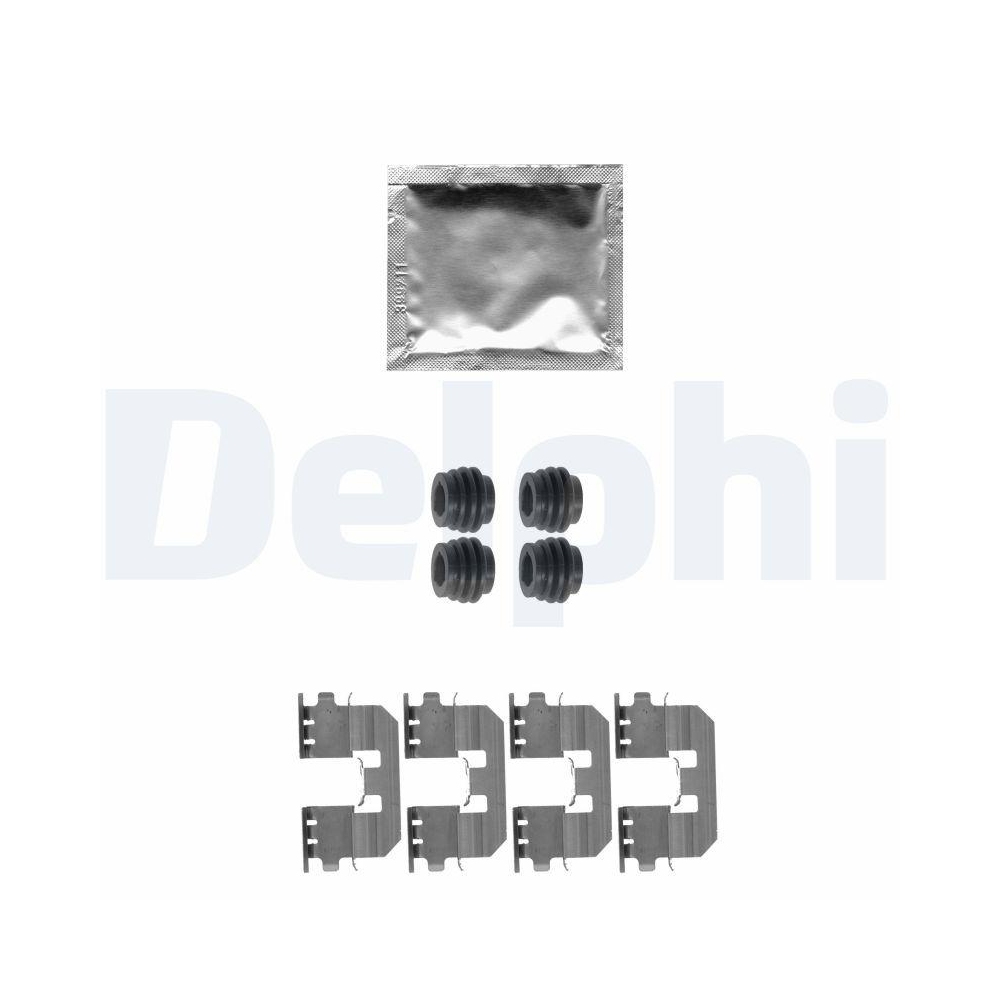 DELPHI LX0545 Zubeh&ouml;rsatz, Scheibenbremsbelag f&uuml;r HONDA, Hinterachse