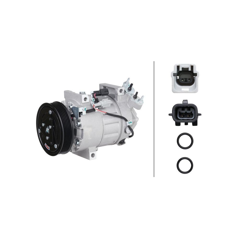 HELLA Kompressor, Klimaanlage 8FK 366 201-571 >>> Easy2Fit <<< f&uuml;r RENAULT