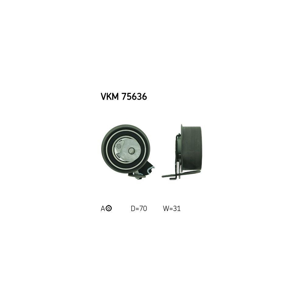 Spannrolle, Zahnriemen SKF VKM 75636 f&uuml;r HYUNDAI KIA HYUNDAI (BEIJING)
