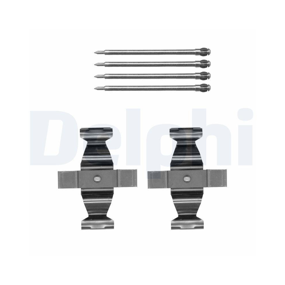 DELPHI LX0546 Zubeh&ouml;rsatz, Scheibenbremsbelag f&uuml;r MERCEDES-BENZ, Vorderachse