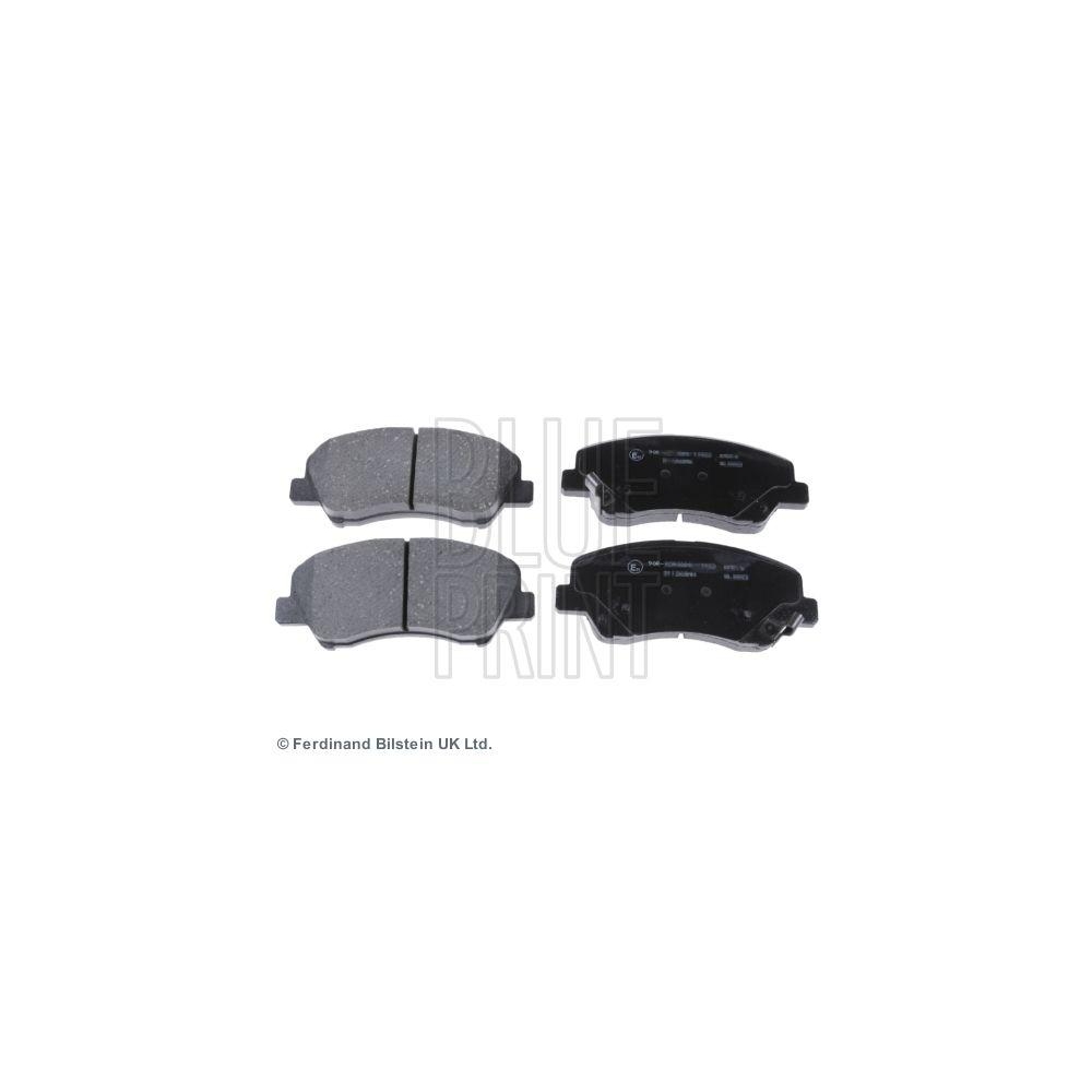 Bremsbelagsatz, Scheibenbremse BLUE PRINT ADG042128 f&uuml;r HYUNDAI KIA, Vorderachse