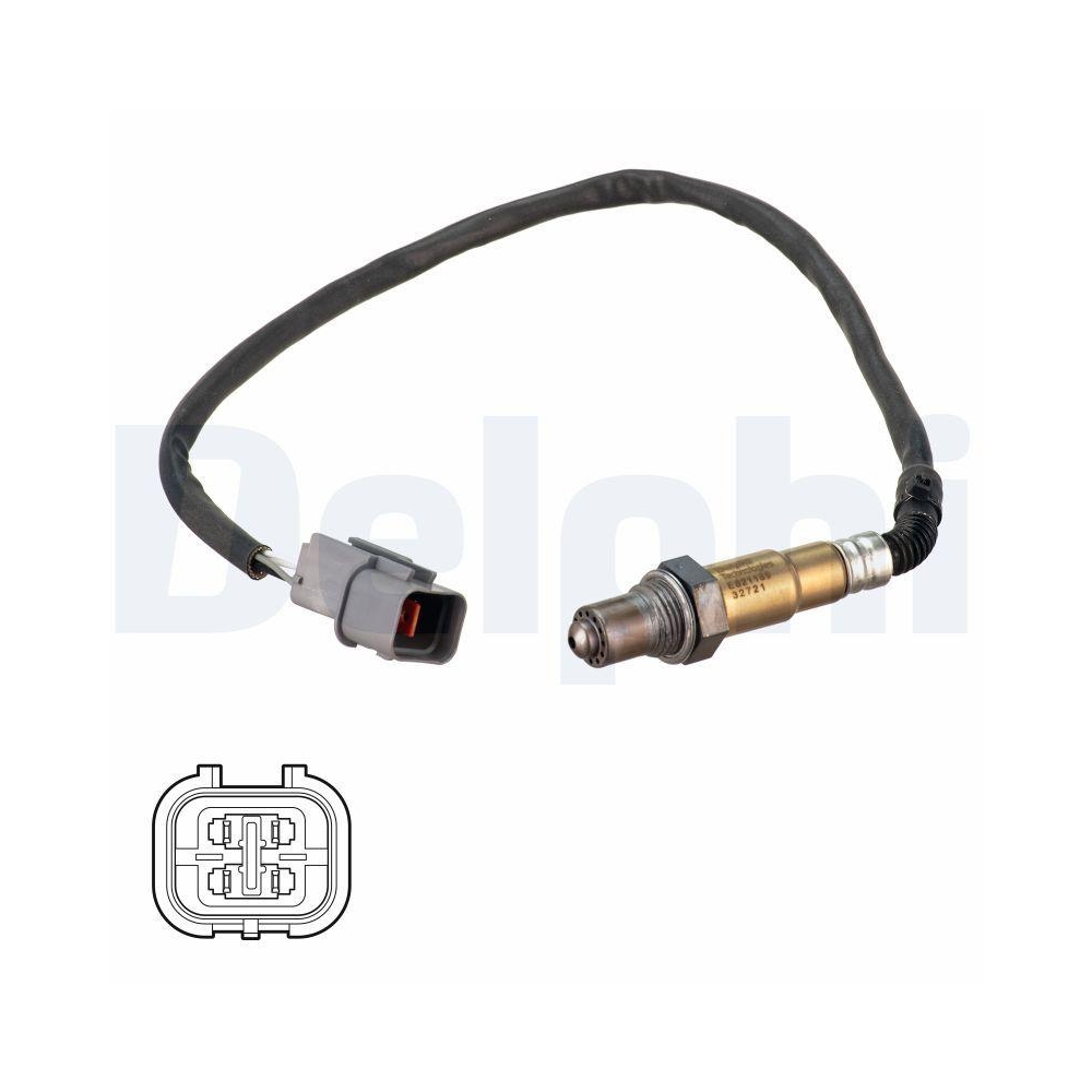 DELPHI ES21189-12B1 Lambdasonde f&uuml;r HYUNDAI KIA HYUNDAI (BEIJING) KIA (DYK)