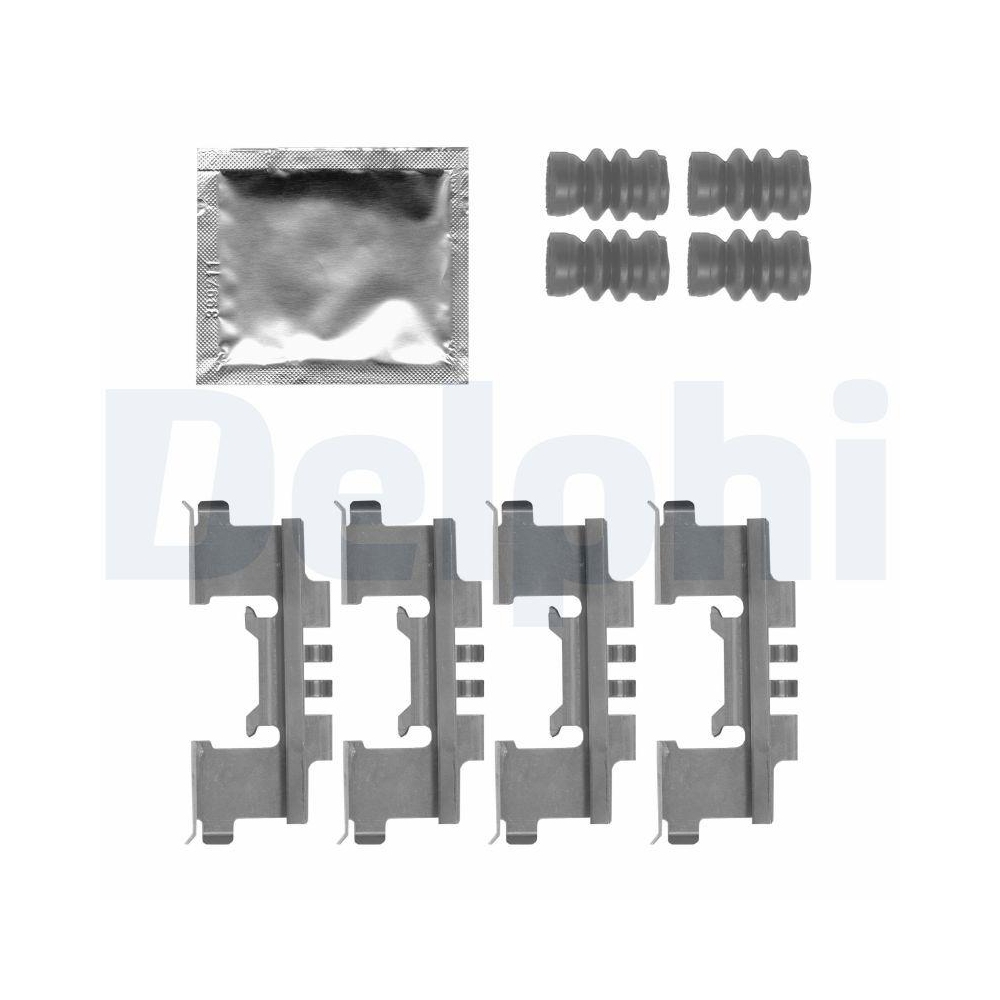 DELPHI LX0547 Zubeh&ouml;rsatz, Scheibenbremsbelag f&uuml;r, Vorderachse