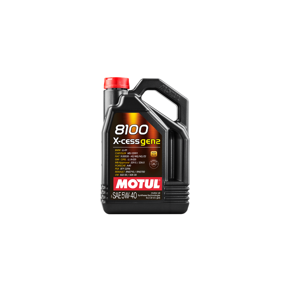 Motoröl MOTUL 112351 8100 X-CESS GEN2 5W-40 für