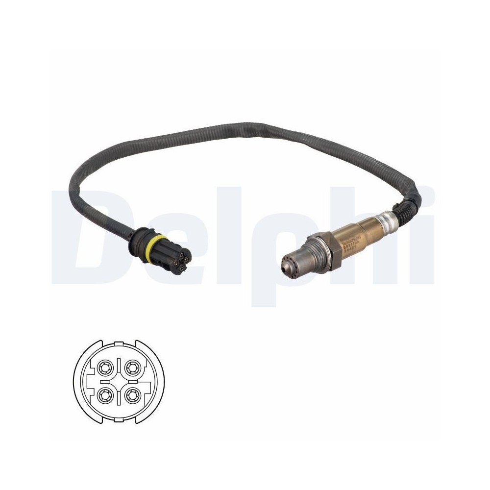 DELPHI ES21190-12B1 Lambdasonde f&uuml;r BMW, nach Katalysator, vor Katalysator