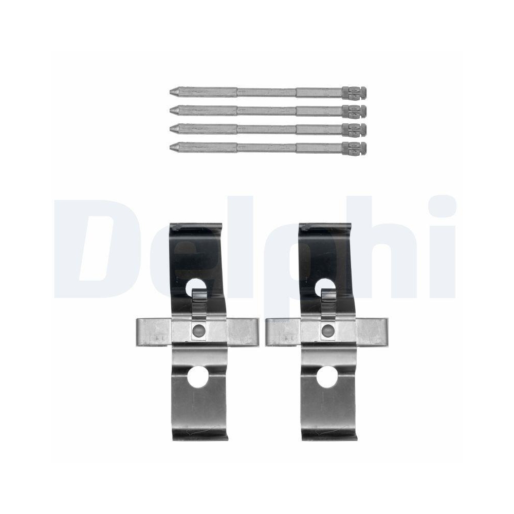 DELPHI LX0548 Zubeh&ouml;rsatz, Scheibenbremsbelag f&uuml;r, Vorderachse