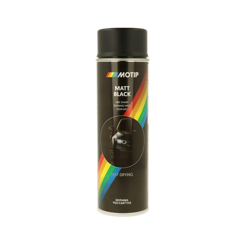 Lack MOTIP 04006 Schwarz matt 500 ml für