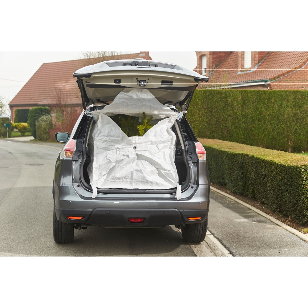 HP Autozubehör Kofferraummatte Transportsack Weiss 140x100x80cm 1x19233HP