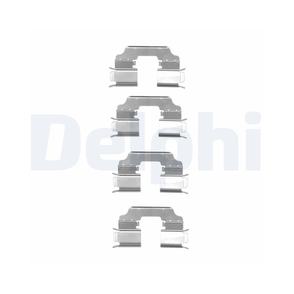 DELPHI LX0549 Zubeh&ouml;rsatz, Scheibenbremsbelag f&uuml;r, Hinterachse