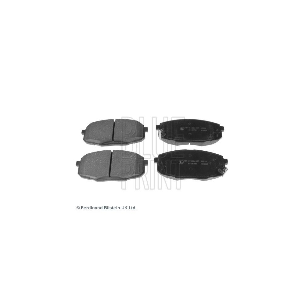 Bremsbelagsatz, Scheibenbremse BLUE PRINT ADG042130 f&uuml;r KIA, Vorderachse