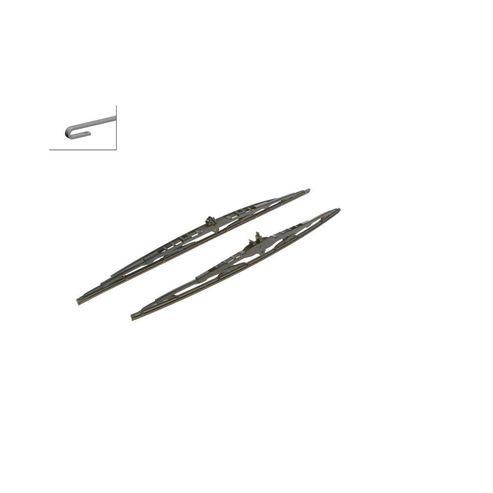 Wischblatt BOSCH 3 397 001 802 Twin für VW, vorne