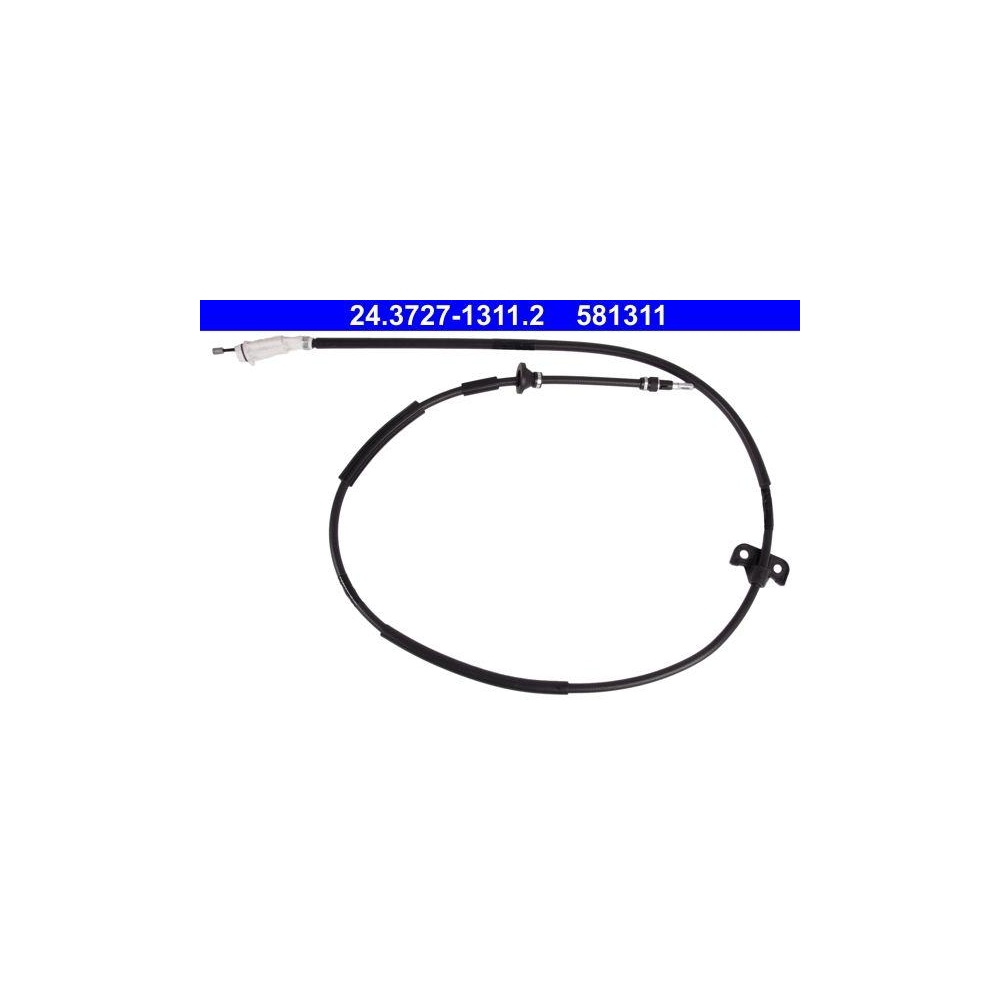 Seilzug, Feststellbremse ATE 24.3727-1311.2 f&uuml;r VOLVO, hinten