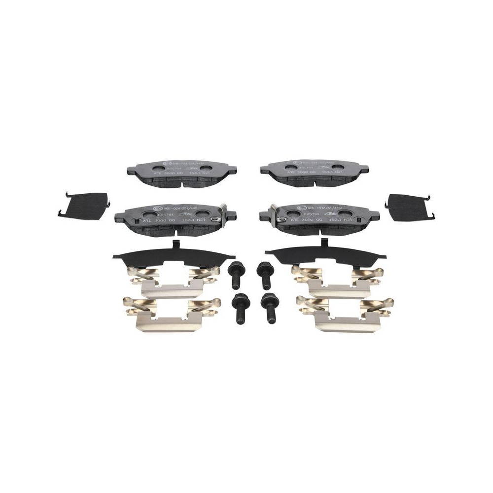 Bremsbelagsatz, Scheibenbremse ATE 13.0460-5794.2 f&uuml;r DAIHATSU MAZDA SUZUKI