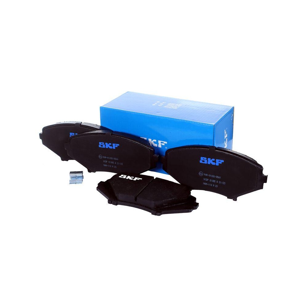 Bremsbelagsatz, Scheibenbremse SKF VKBP 81085 A f&uuml;r MAZDA, Vorderachse
