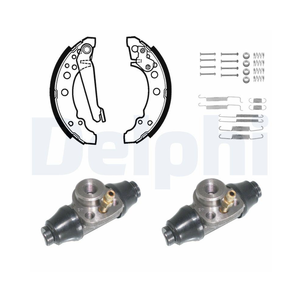 DELPHI KP715 Bremsbackensatz f&uuml;r, Hinterachse