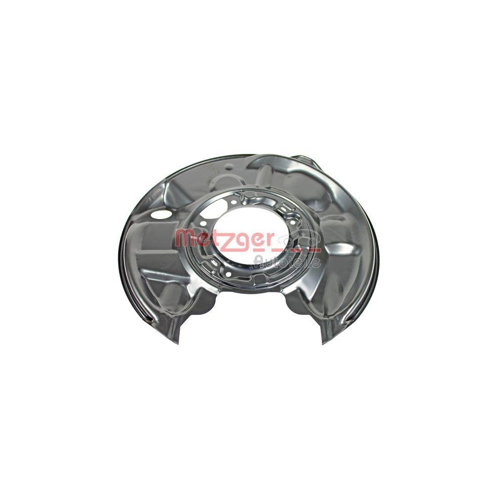 Spritzblech, Bremsscheibe METZGER 6115005 f&uuml;r MERCEDES-BENZ, Hinterachse links