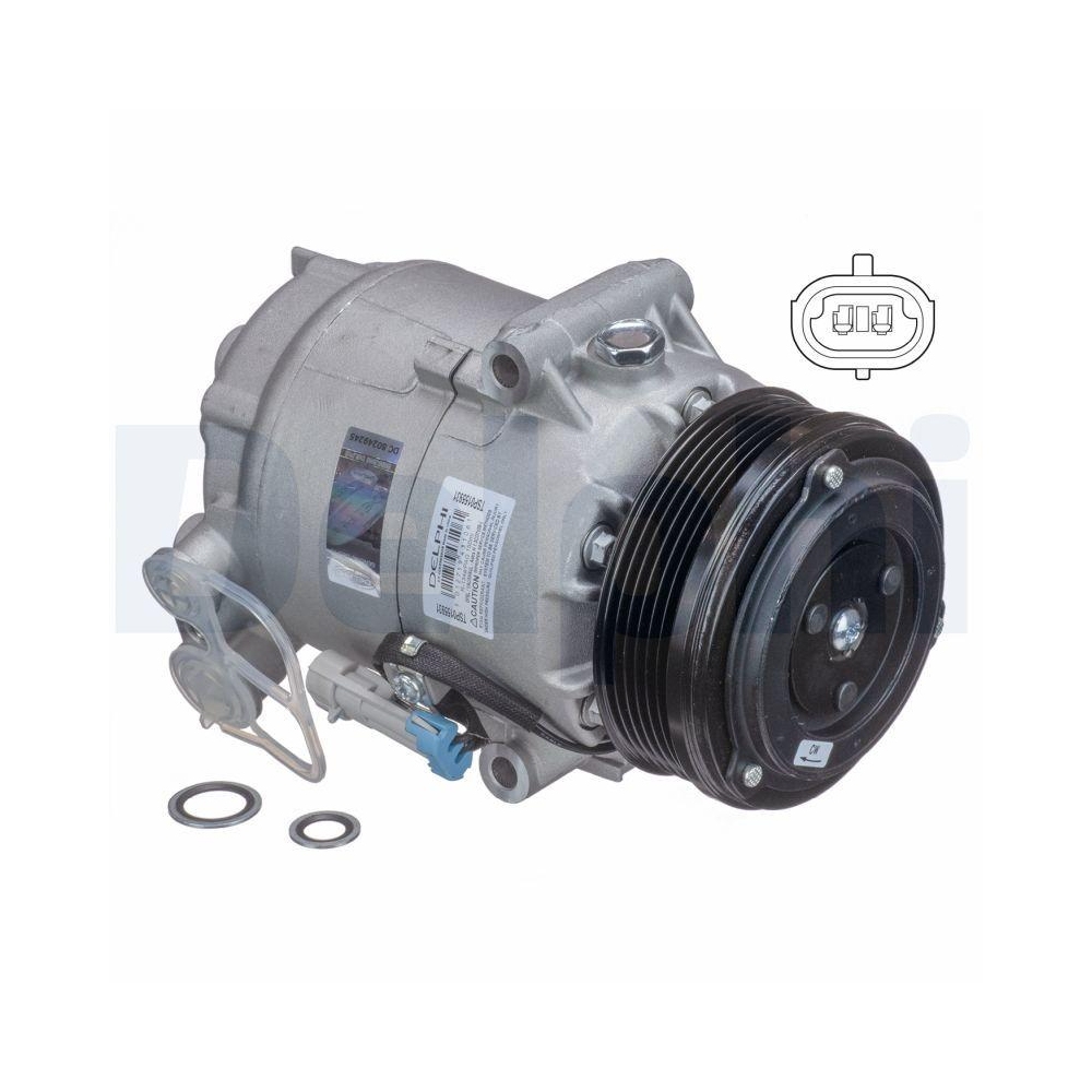 DELPHI TSP0155931 Kompressor, Klimaanlage f&uuml;r OPEL VAUXHALL