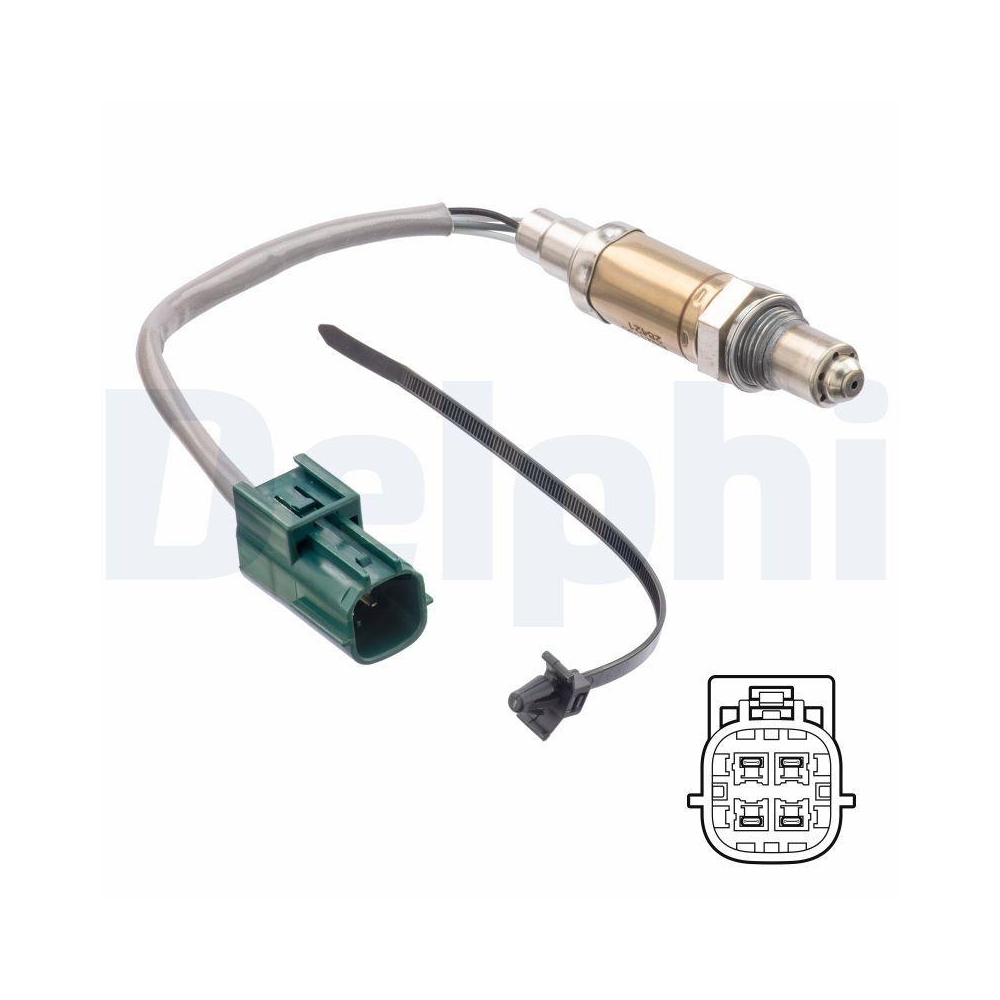 DELPHI ES21195-12B1 Lambdasonde f&uuml;r NISSAN, vor Katalysator