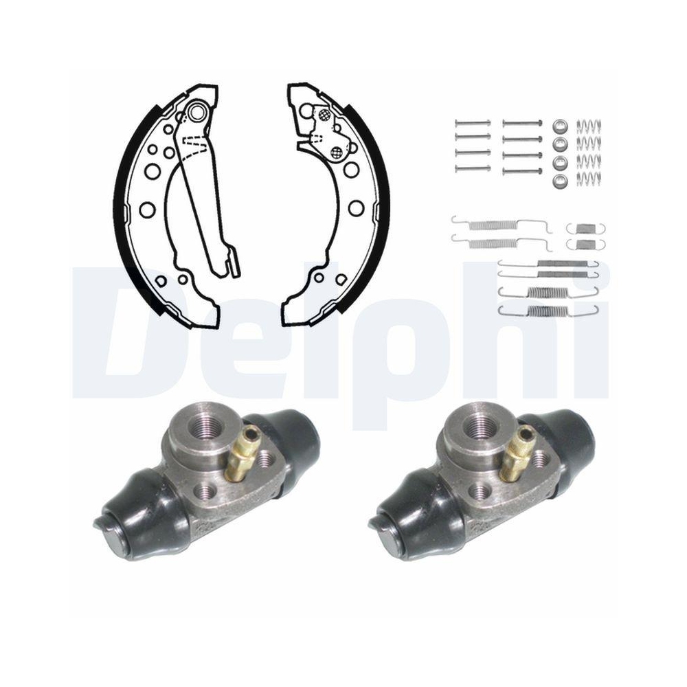 Bremsbackensatz DELPHI KP717 für, Hinterachse
