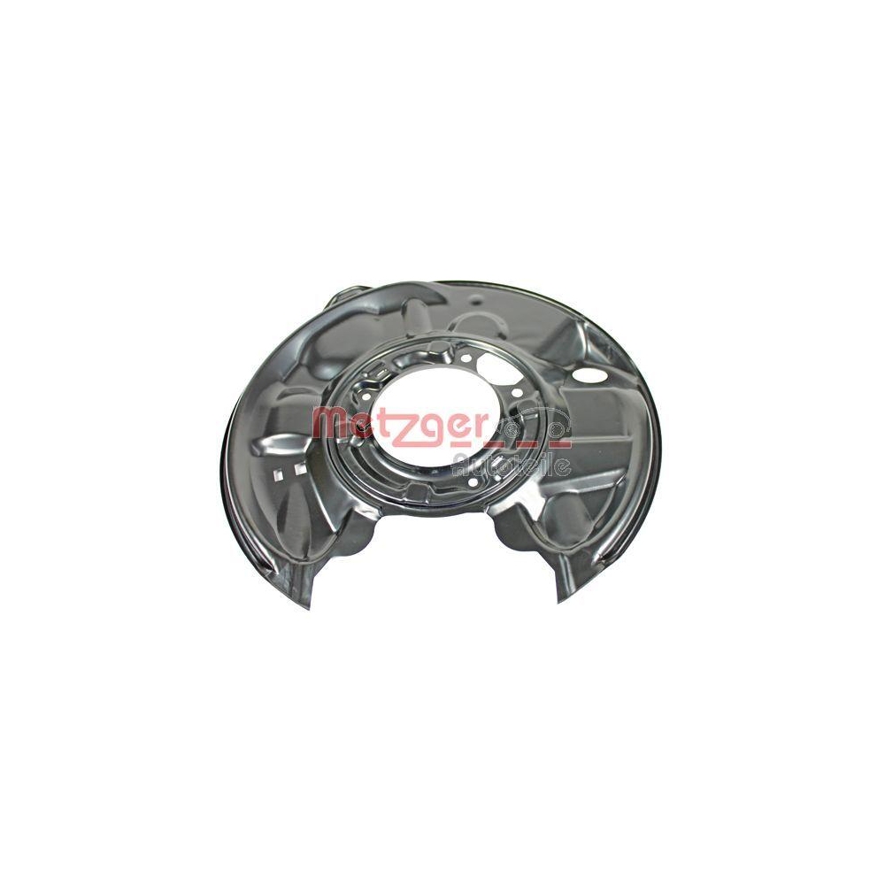 Spritzblech, Bremsscheibe METZGER 6115006 f&uuml;r MERCEDES-BENZ, Hinterachse rechts