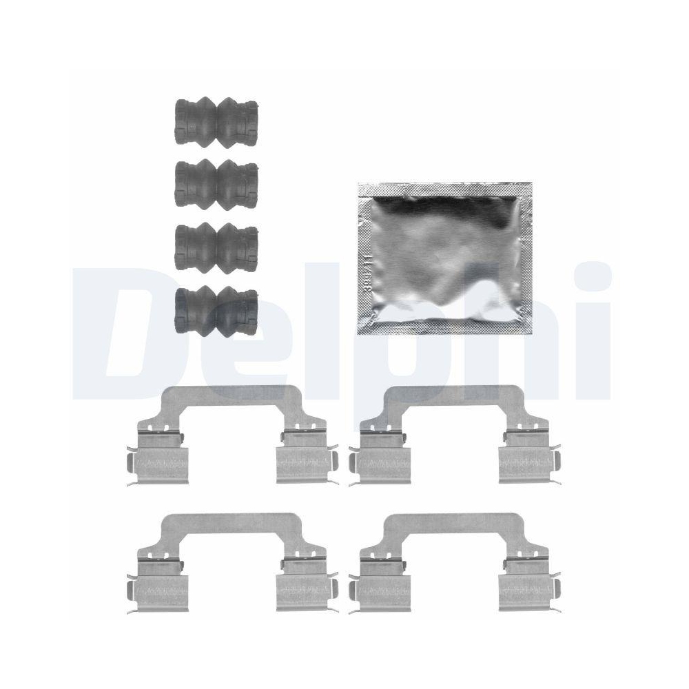 DELPHI LX0553 Zubeh&ouml;rsatz, Scheibenbremsbelag f&uuml;r LAND ROVER, Vorderachse