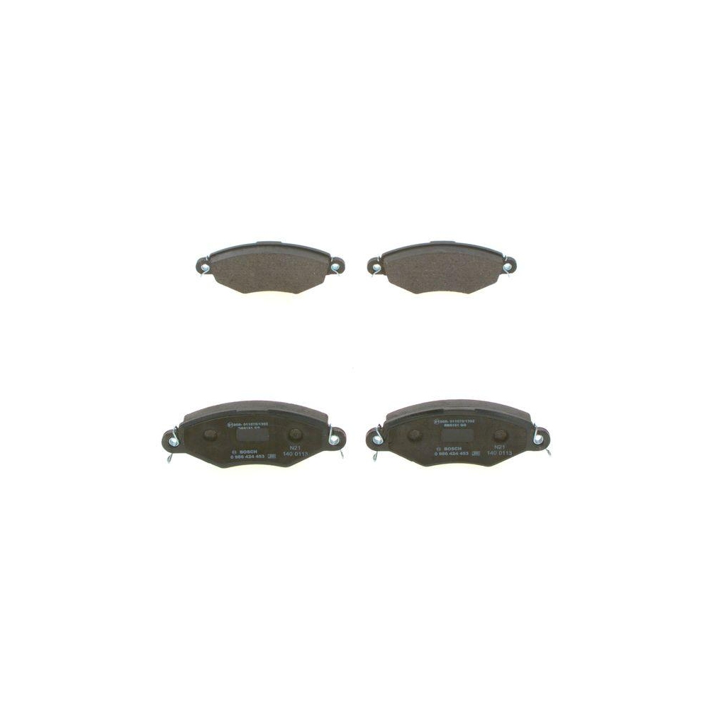 Bremsbelagsatz, Scheibenbremse BOSCH 0 986 424 453 f&uuml;r CITRO&Euml;N PEUGEOT