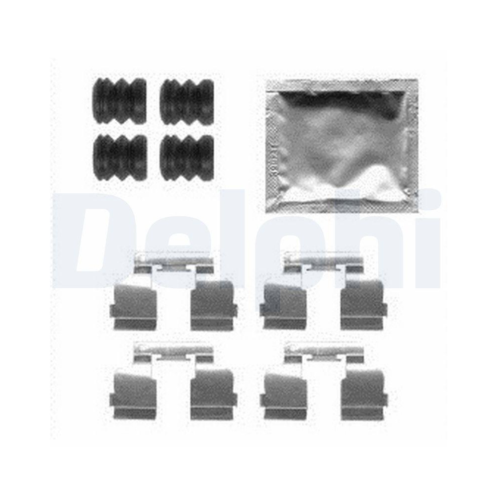 DELPHI LX0554 Zubeh&ouml;rsatz, Scheibenbremsbelag f&uuml;r, Vorderachse