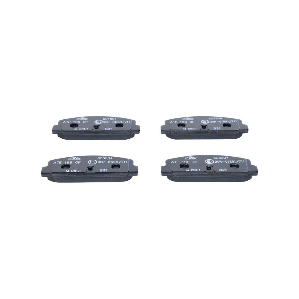 Bremsbelagsatz, Scheibenbremse ATE 13.0460-5804.2 für MAZDA, Hinterachse