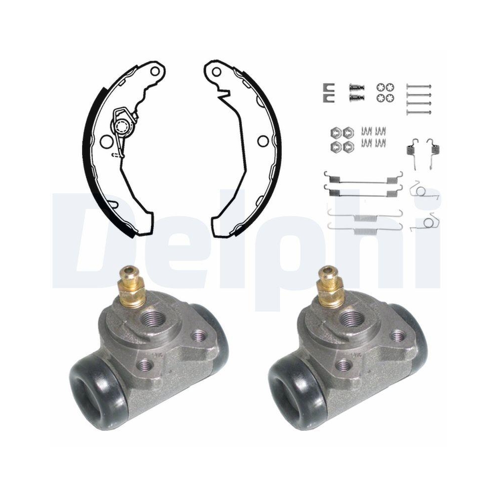 DELPHI KP733 Bremsbackensatz f&uuml;r, Hinterachse