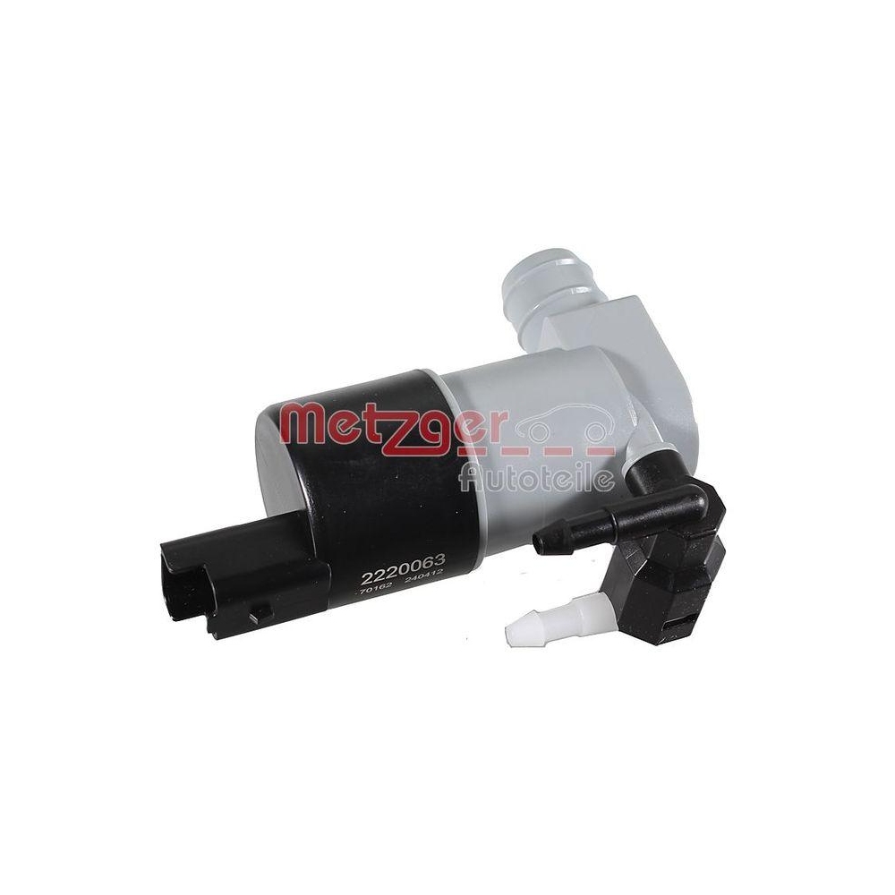 Waschwasserpumpe, Scheibenreinigung METZGER 2220063 GREENPARTS für NISSAN SMART