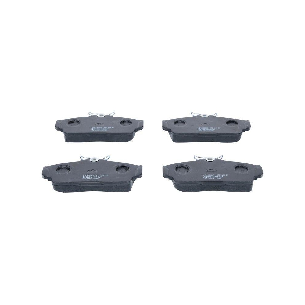 Bremsbelagsatz, Scheibenbremse ATE 13.0460-5807.2 f&uuml;r NISSAN, Vorderachse