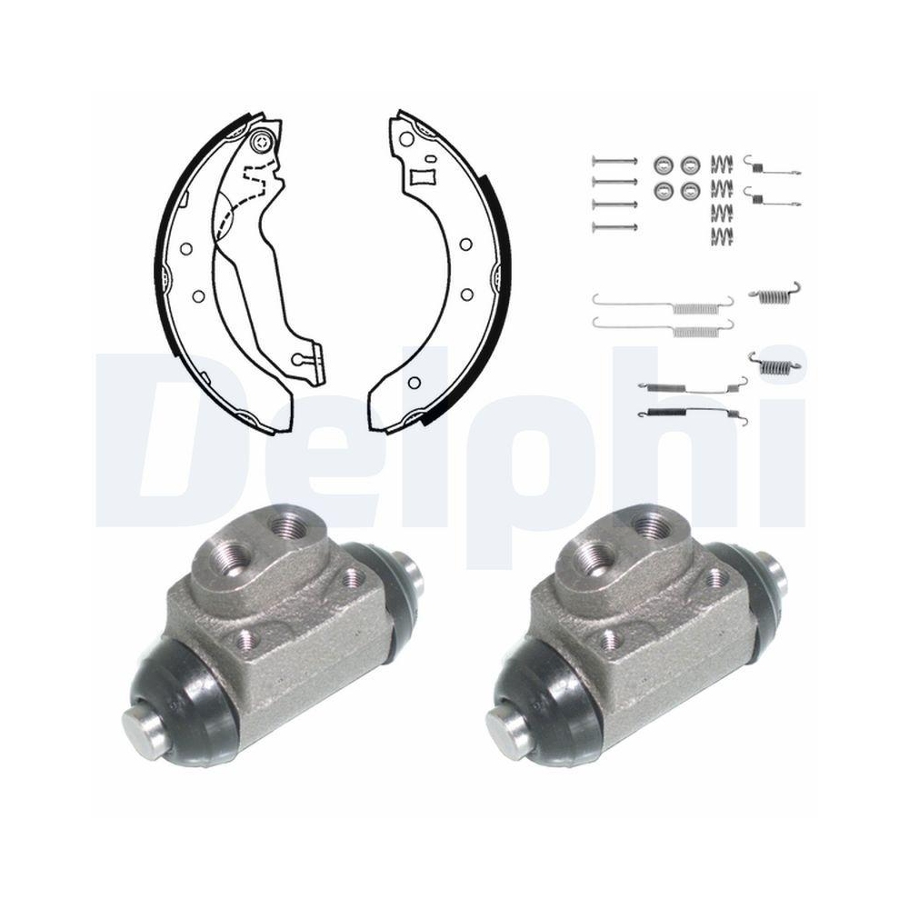 Bremsbackensatz DELPHI KP741 für, Hinterachse