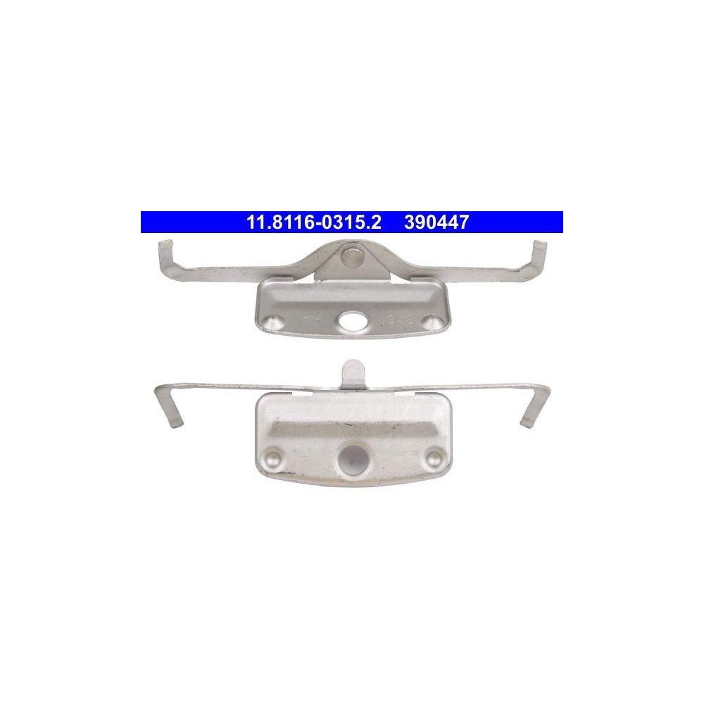 Feder, Bremssattel ATE 11.8116-0315.2 f&uuml;r BMW, Vorderachse