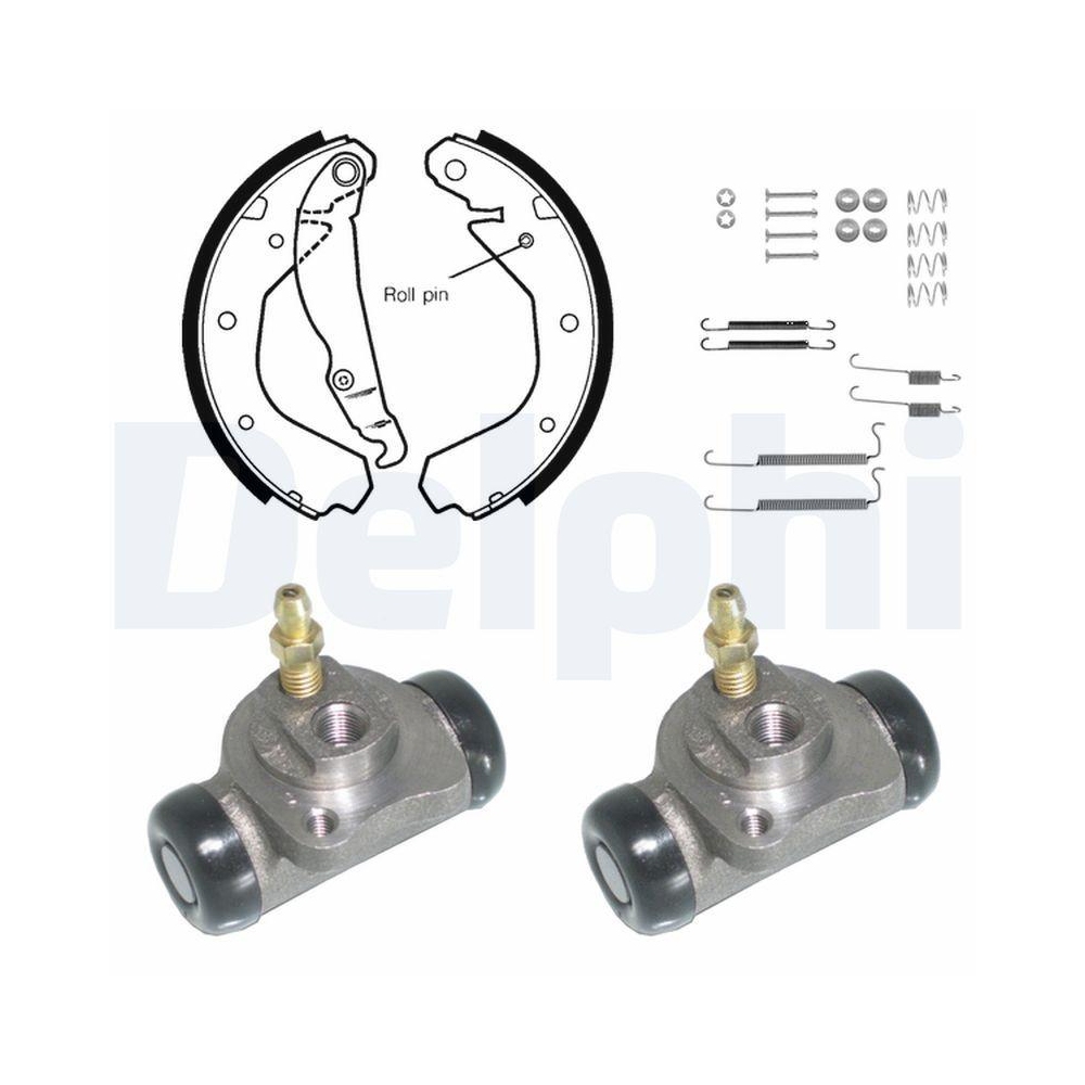 DELPHI KP745 Bremsbackensatz f&uuml;r, Hinterachse