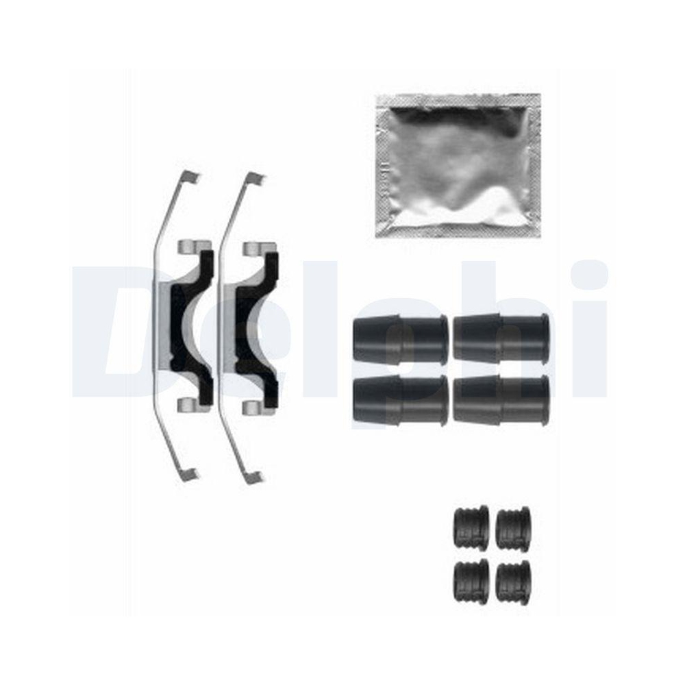 DELPHI LX0557 Zubeh&ouml;rsatz, Scheibenbremsbelag f&uuml;r MERCEDES-BENZ, Hinterachse