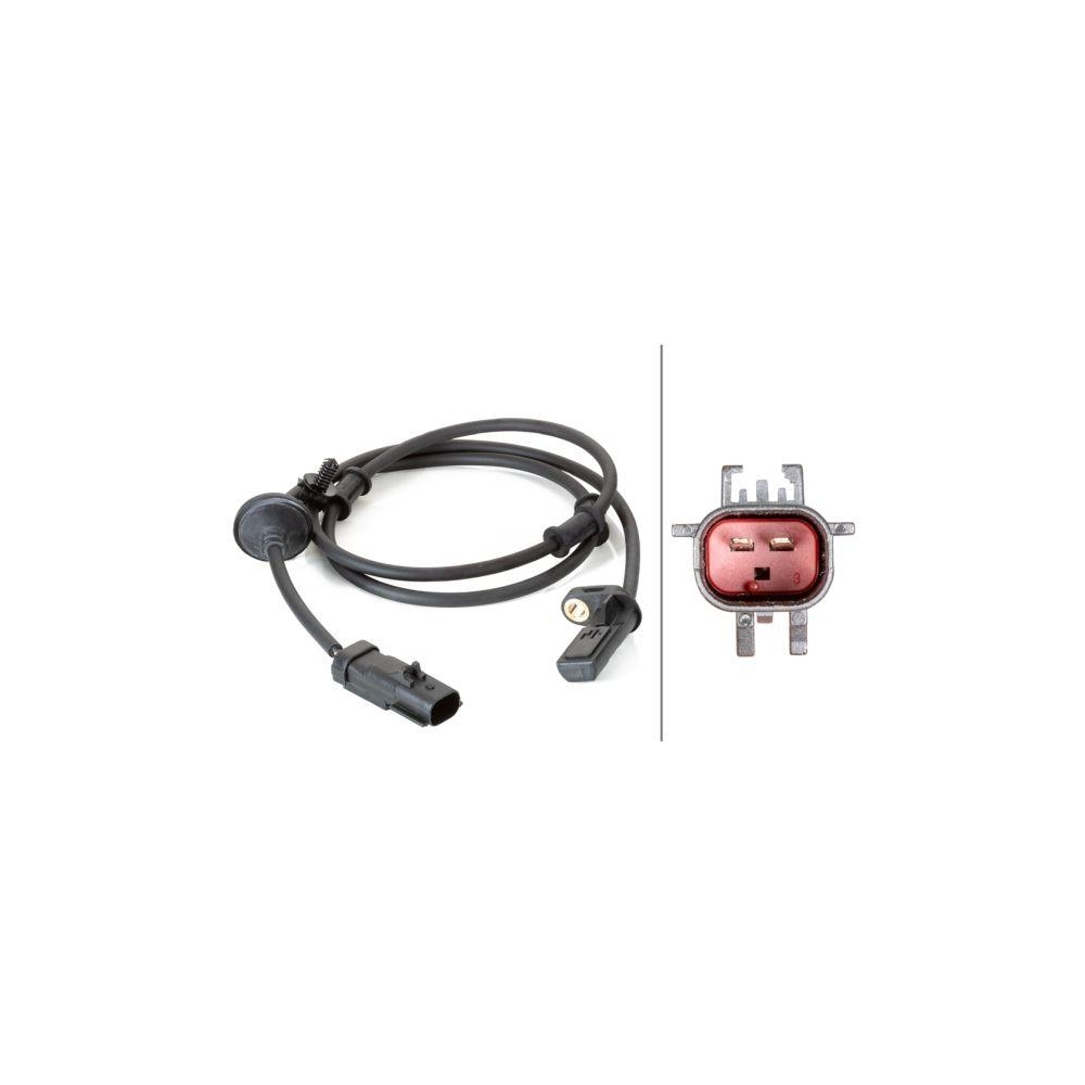 HELLA Sensor, Raddrehzahl 6PU 230 040-811 f&uuml;r CHRYSLER JEEP, Hinterachse