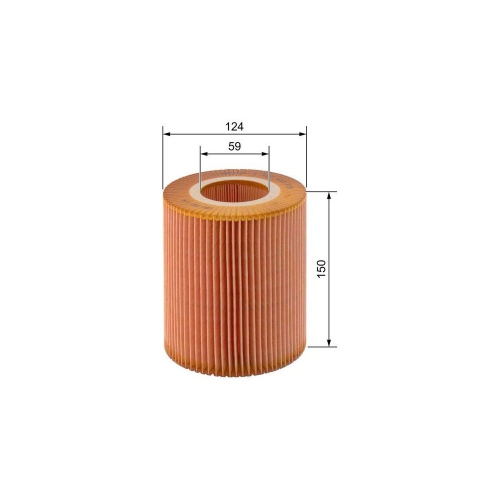 Luftfilter BOSCH 1 457 433 715 f&uuml;r MERCEDES-BENZ