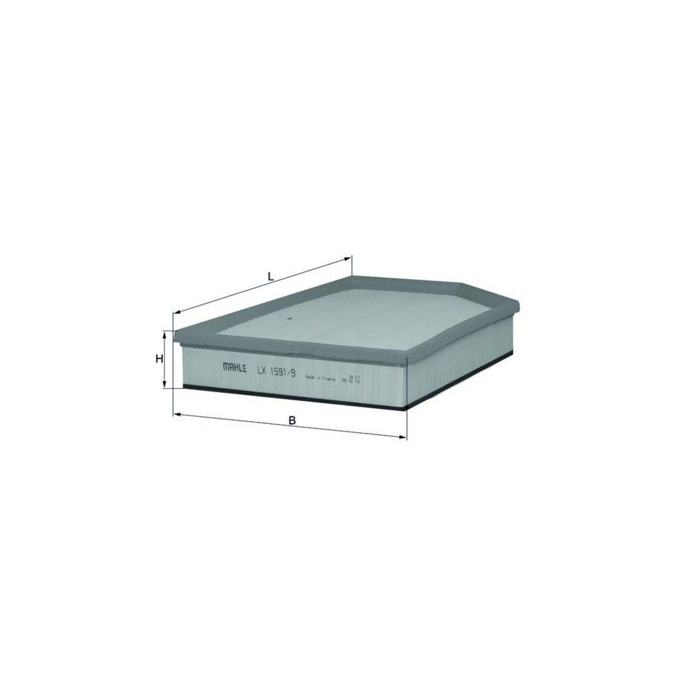 Luftfilter KNECHT LX 1591/9 f&uuml;r VOLVO