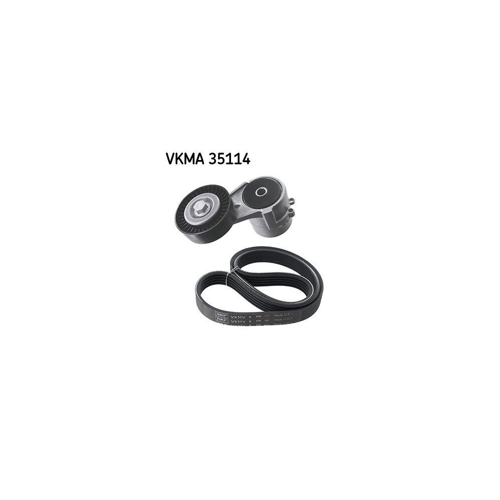 Keilrippenriemensatz SKF VKMA 35114 f&uuml;r CITRO&Euml;N OPEL PEUGEOT SAAB VAUXHALL KIA