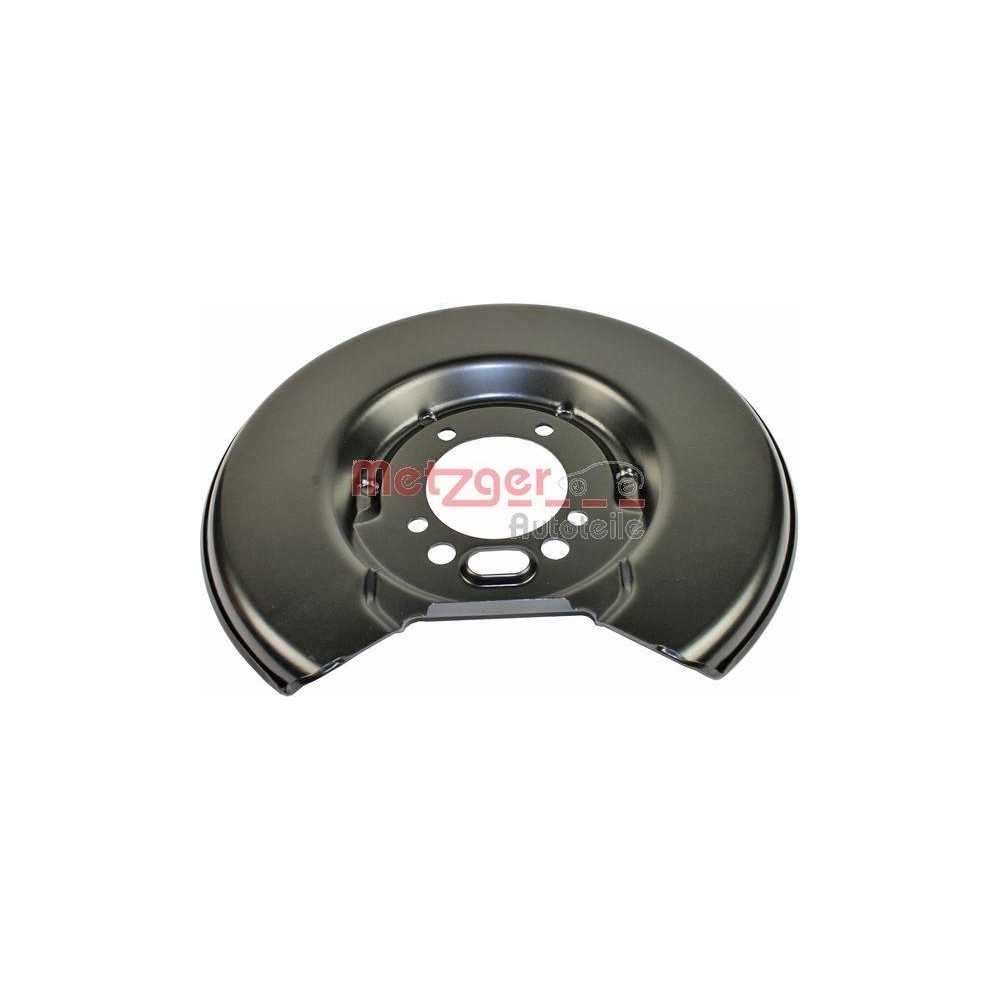 Spritzblech, Bremsscheibe METZGER 6115114 f&uuml;r VOLVO, Hinterachse links