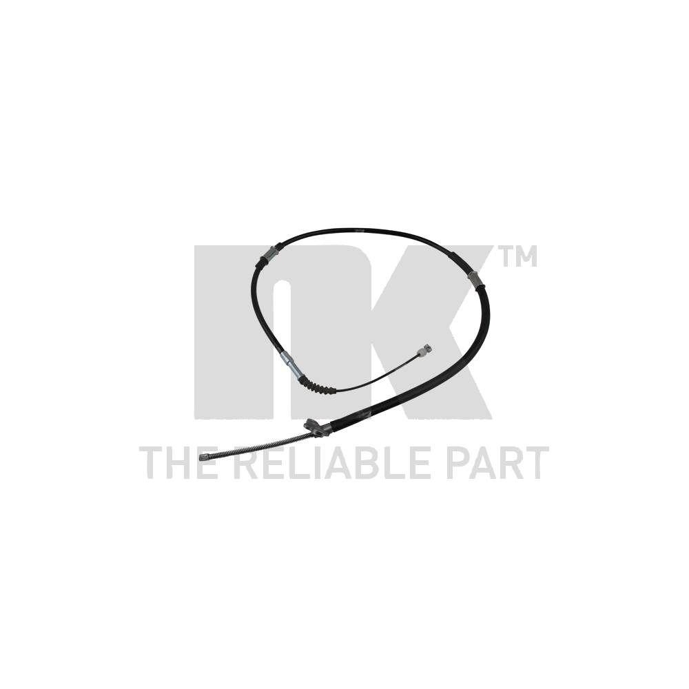 Seilzug, Feststellbremse NK 904570 f&uuml;r TOYOTA, hinten, hinten rechts, rechts