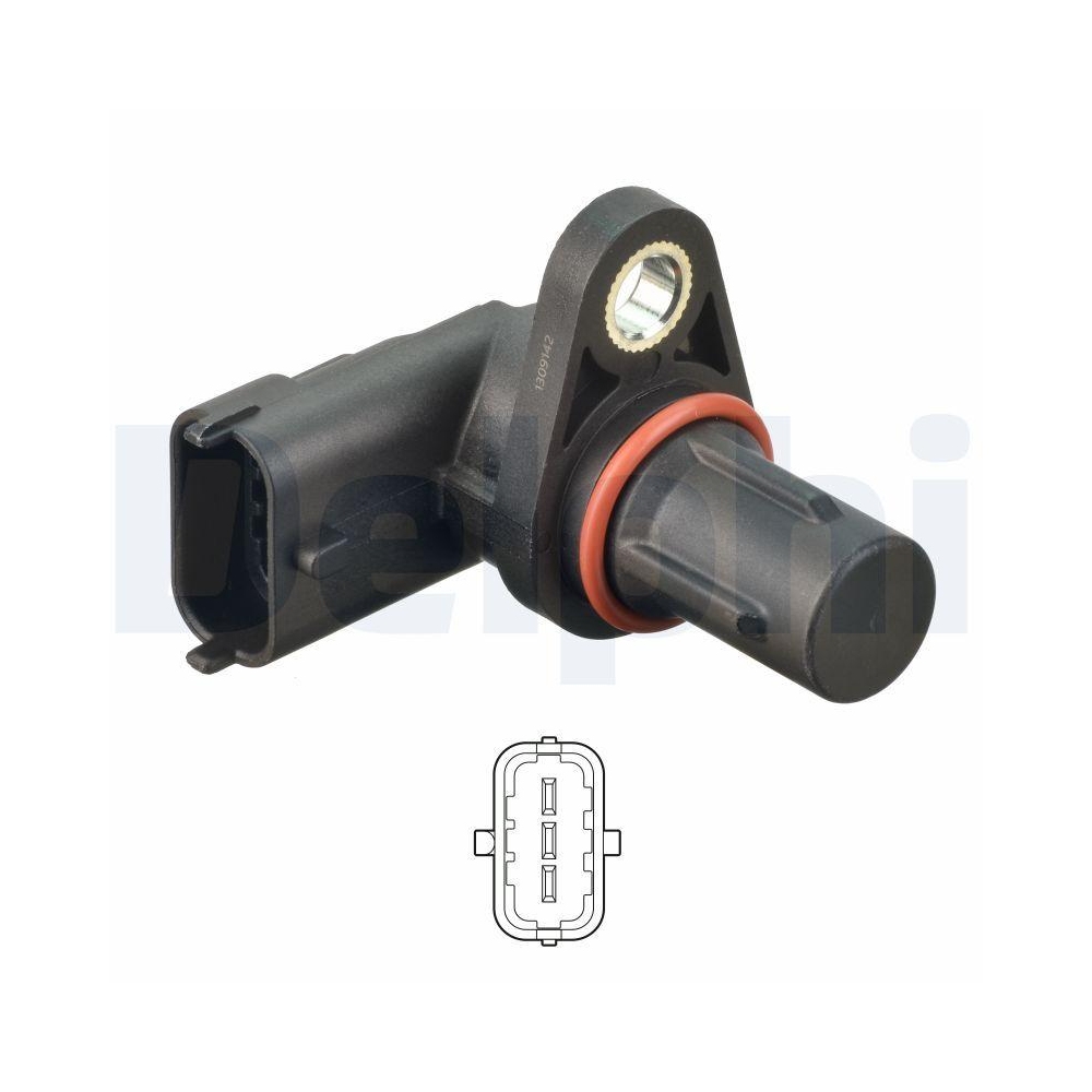 DELPHI SS12298-12B1 Sensor, Nockenwellenposition f&uuml;r HYUNDAI, Auslassseite