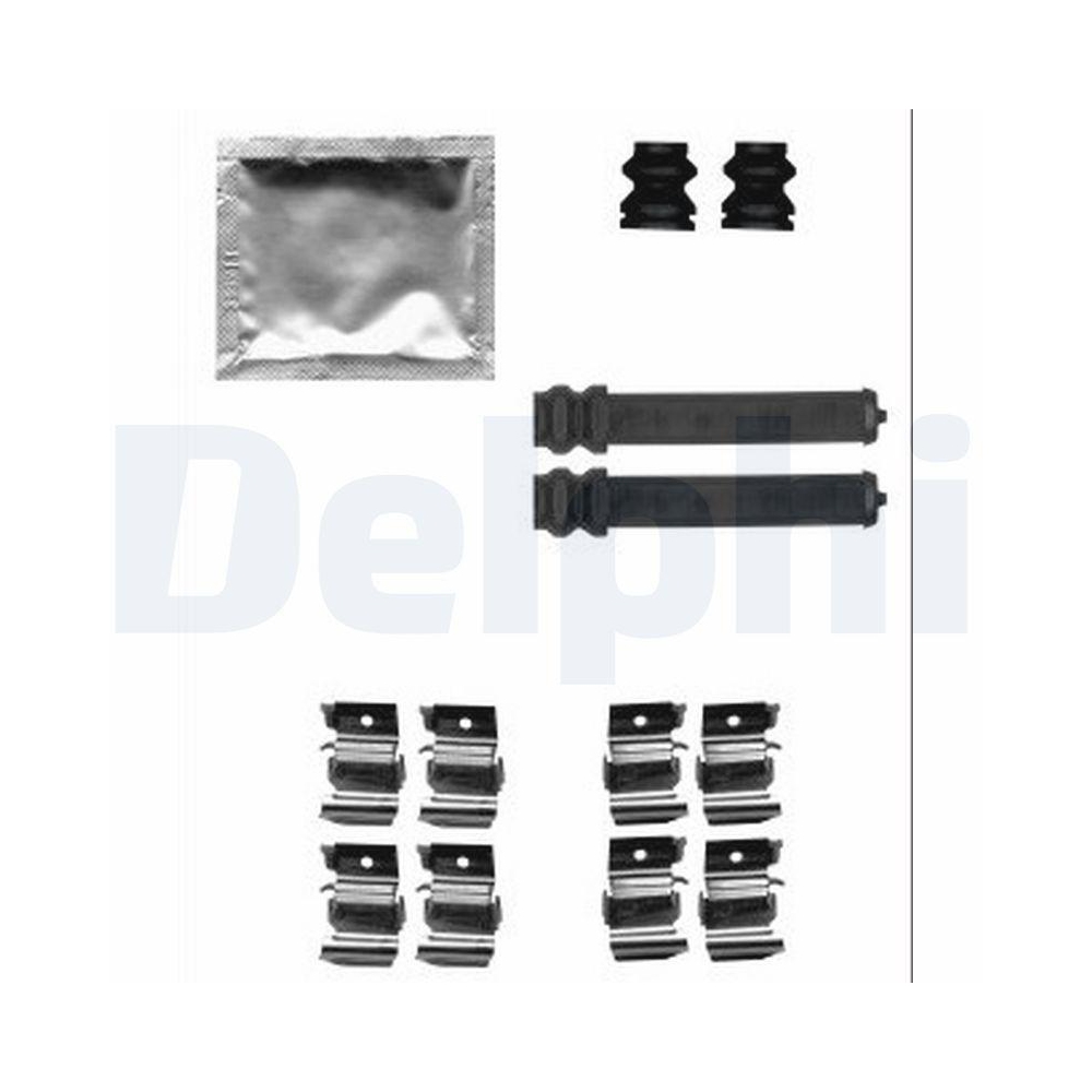 DELPHI LX0559 Zubeh&ouml;rsatz, Scheibenbremsbelag f&uuml;r MITSUBISHI, Vorderachse